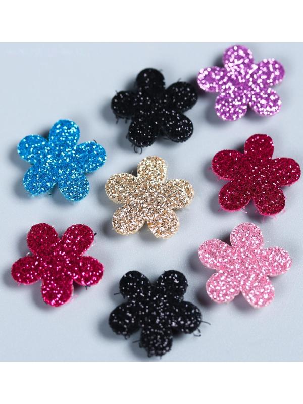 Заколки для волос «Липучки», цветы, 8 шт., Маша и Медведь