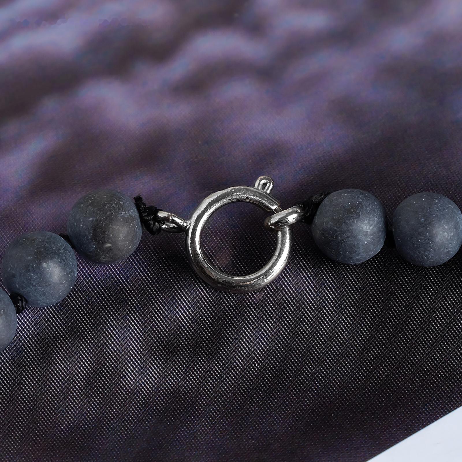 Бусы шар №8 через узел 