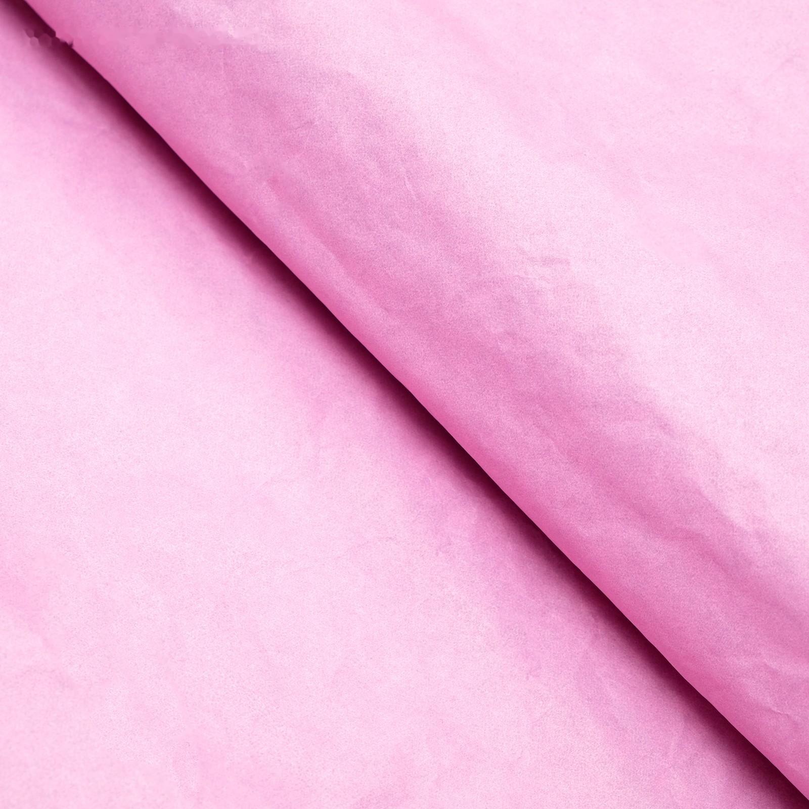 Бумага для упаковки, эколюкс, крафтовая, жатая, перламутровая, двухцветная, розовая, фиолетовая, двусторонняя, рулон 1 шт., 0,7 x 5 м