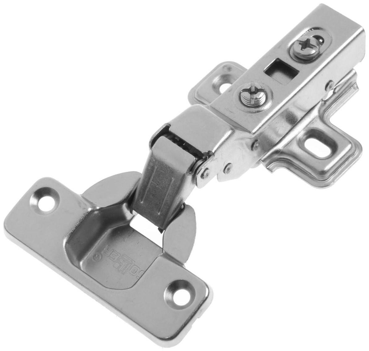 Петля мебельная полунакладная с доводчиком Сlip-on