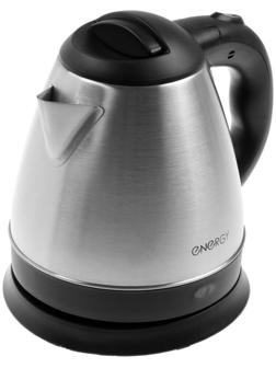 Чайник электрический ENERGY E-212, металл, 1.2 л, 1500 Вт, серебристый
