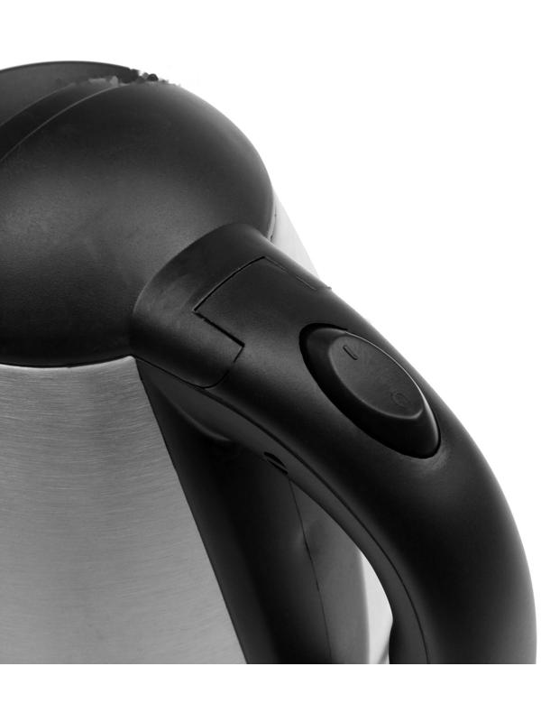 Чайник электрический ENERGY E-212, металл, 1.2 л, 1500 Вт, серебристый