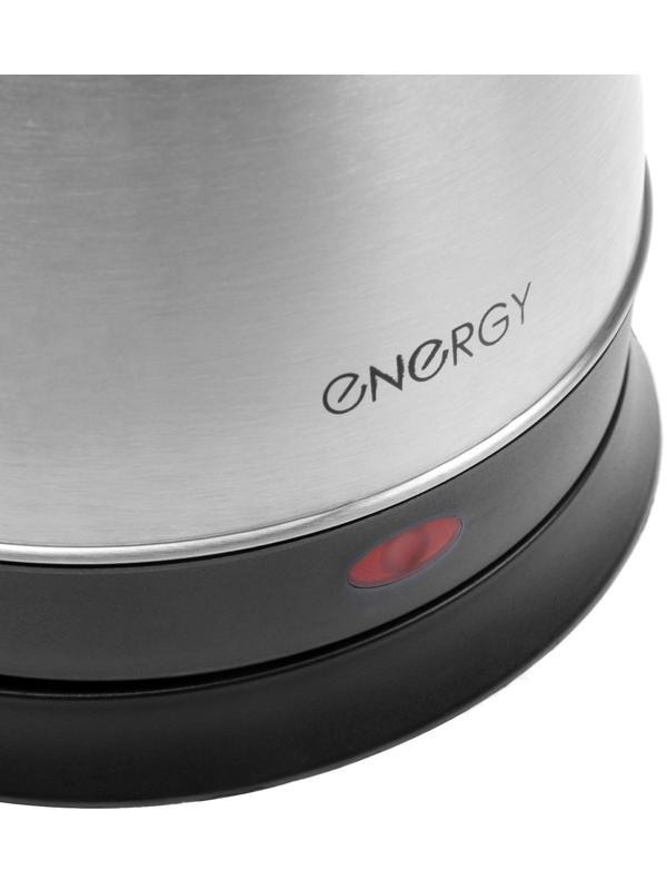 Чайник электрический ENERGY E-212, металл, 1.2 л, 1500 Вт, серебристый