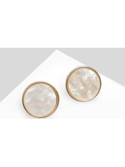Серьги с перламутром 