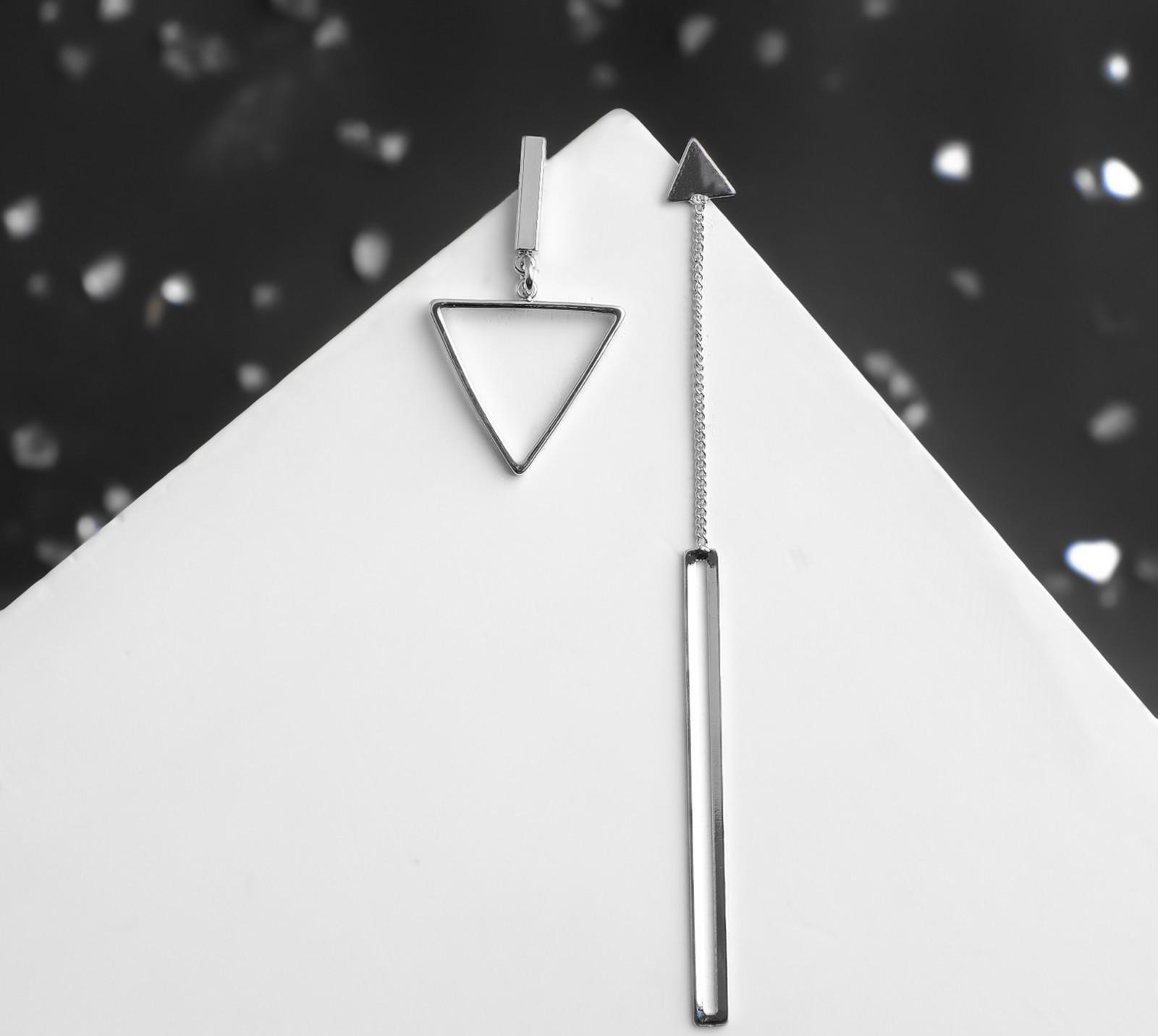 Серьги металл 