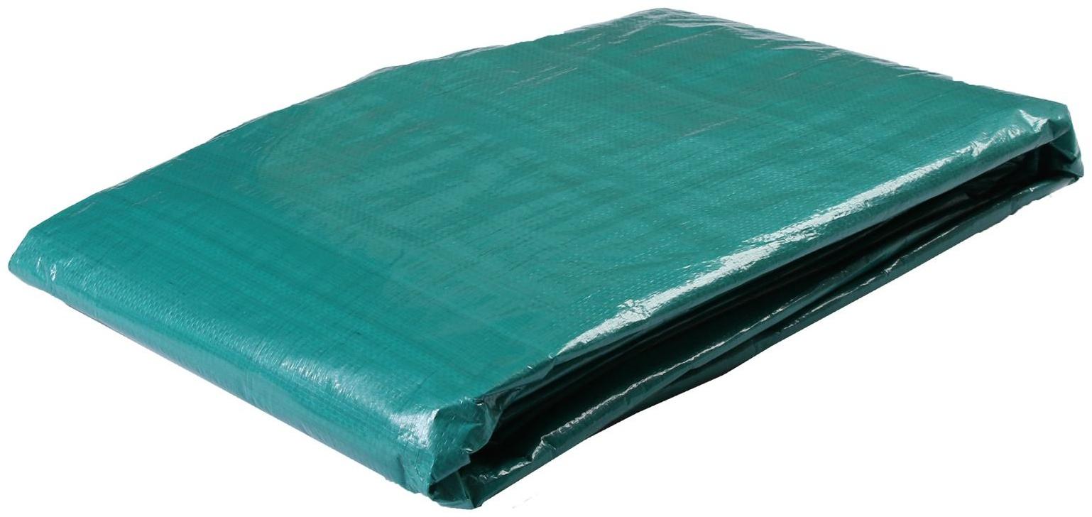 Тент защитный, 8 × 6 м, плотность 120 г/м², УФ, люверсы шаг 1 м, зелёный