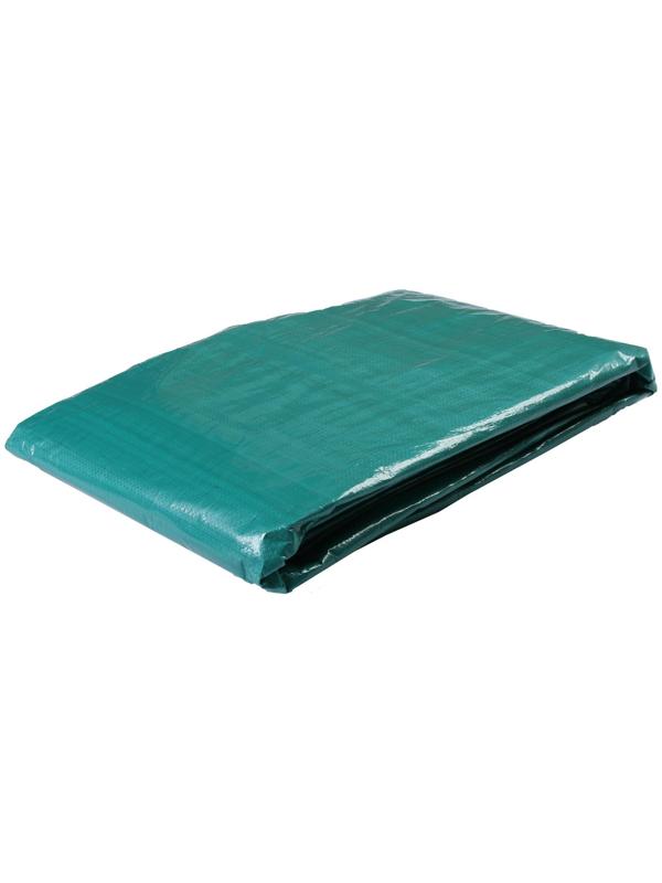 Тент защитный, 8 × 6 м, плотность 120 г/м², УФ, люверсы шаг 1 м, зелёный