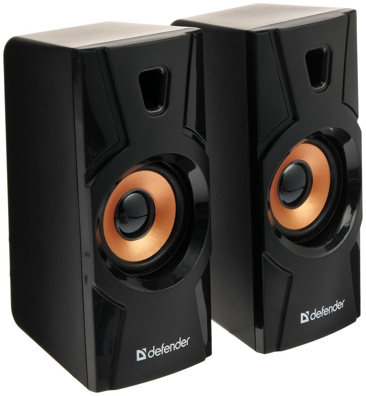 Компьютерные колонки 2.0 Defender Aurora S8, 2х4 Вт, USB, чёрные