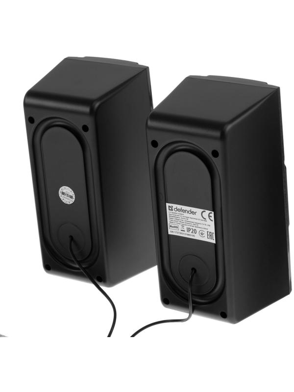 Компьютерные колонки 2.0 Defender Aurora S8, 2х4 Вт, USB, чёрные