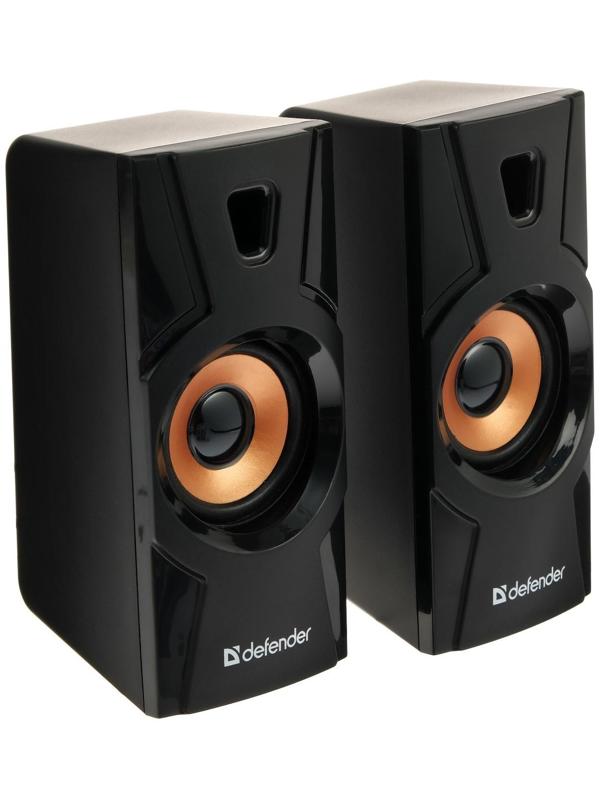 Компьютерные колонки 2.0 Defender Aurora S8, 2х4 Вт, USB, чёрные