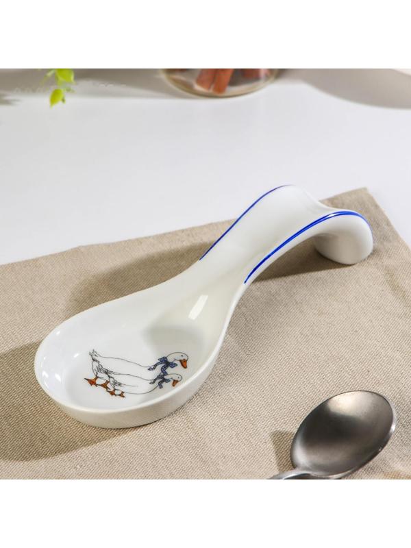 Подставка под ложку «Гуси», 20 см