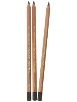 Набор 3 штуки пастель сухая в карандаше Soft Koh-I-Noor 8820 GIOCONDA, коричневая (3479784)