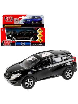 Машина металлическая, инерционная «Nissan Murano» чёрный, 12 см, открывающиеся двери