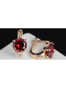 Серьги со стразами 