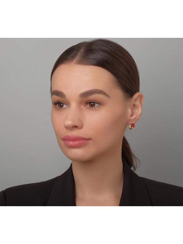 Серьги со стразами 