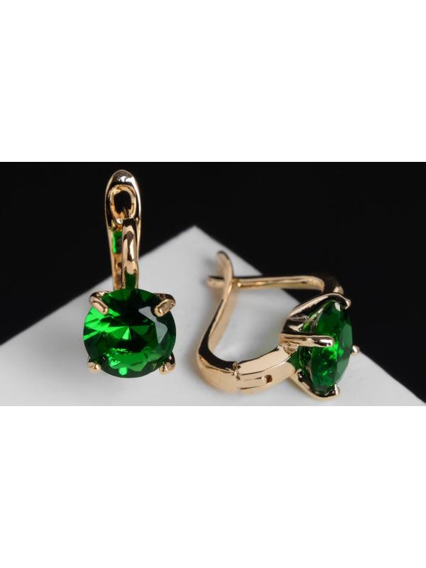 Серьги со стразами 