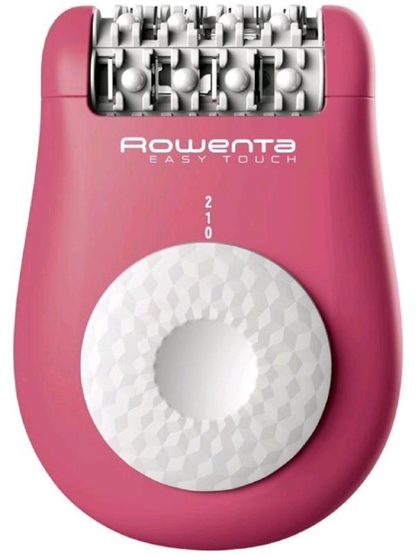 Эпилятор Rowenta EP1110F0, 4.8 Вт, 24 пинцета, 2 скорости, 1 насадка, 220 В, розовый