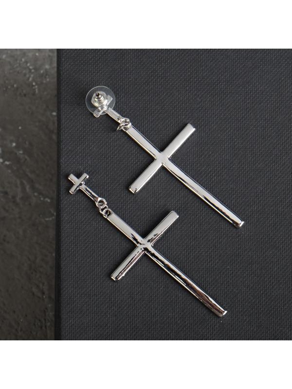 Серьги металл 