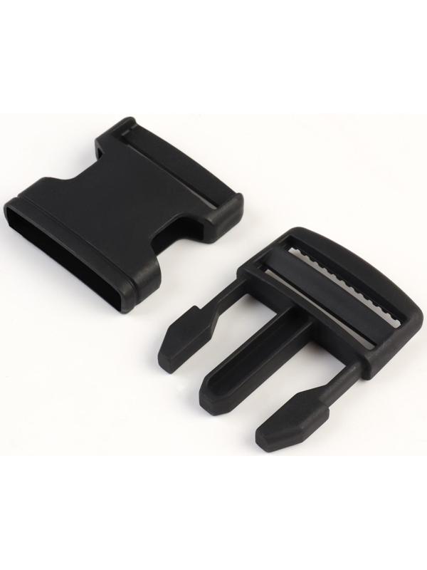 Фастекс 40 мм, нагрузка до 25 кг, 10 шт, цвет чёрный