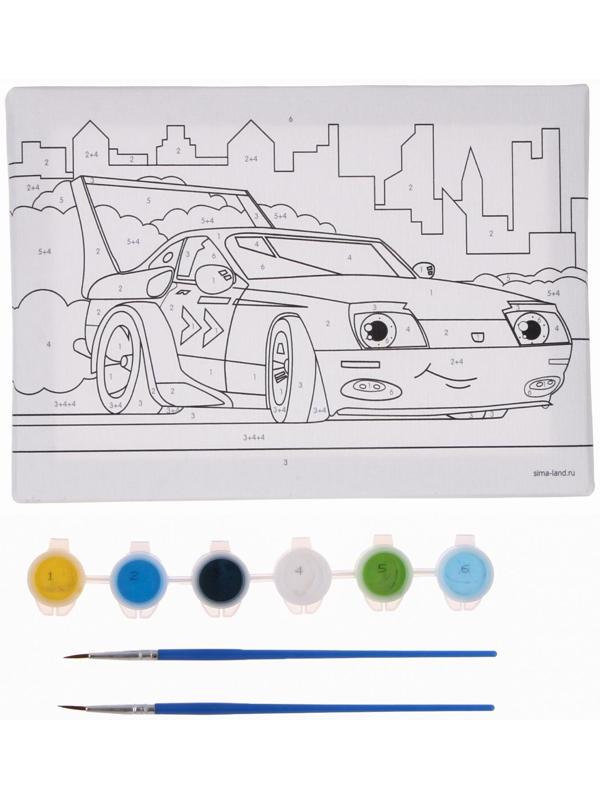 Картина по номерам «Спорткар» 21×15 см