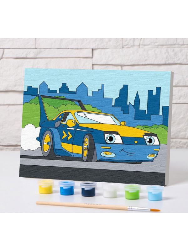 Картина по номерам «Спорткар» 21×15 см