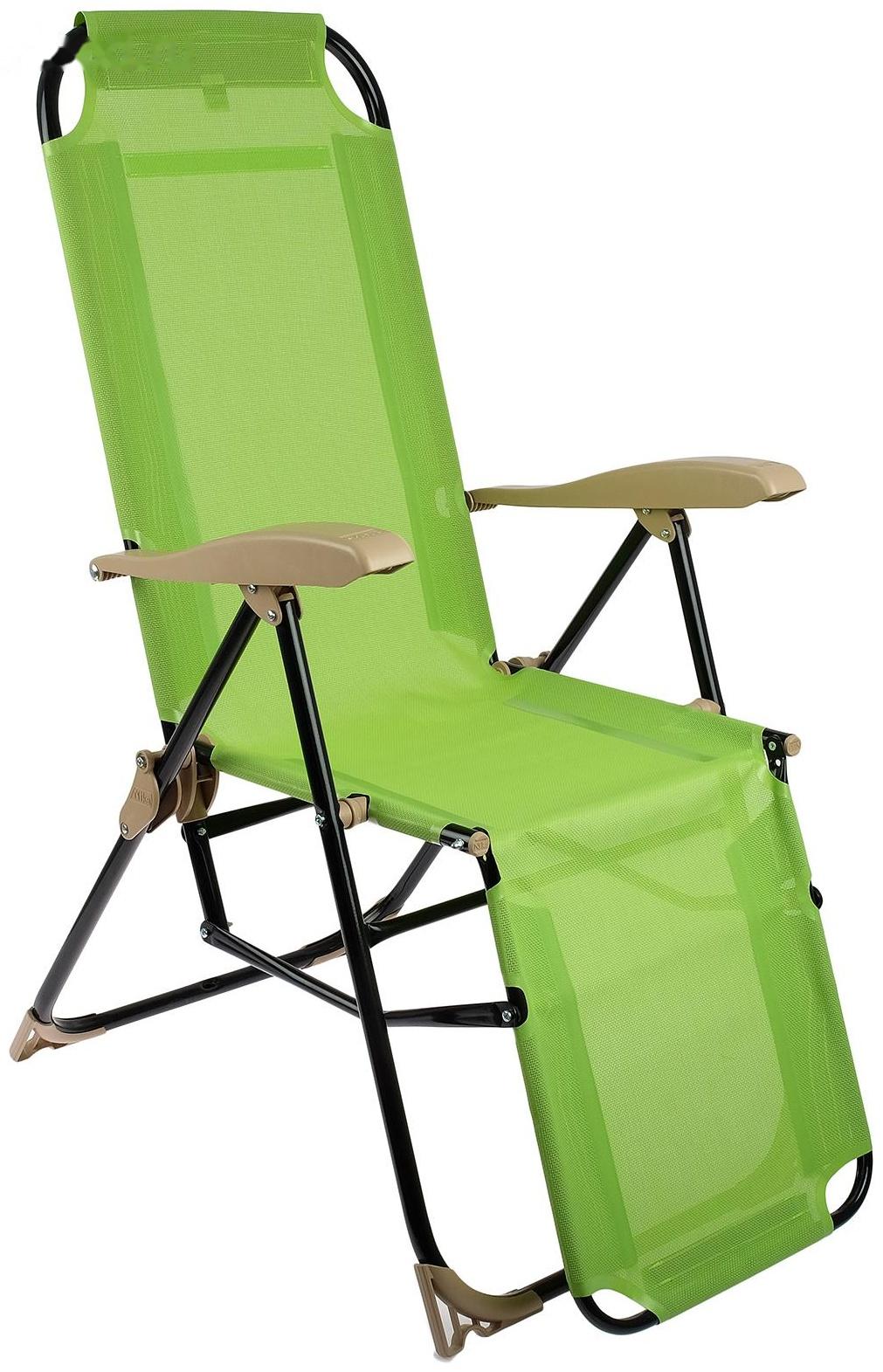 Кресло-шезлонг ННК5/L, р. 82 x 59 x 116 см, принт с туканами