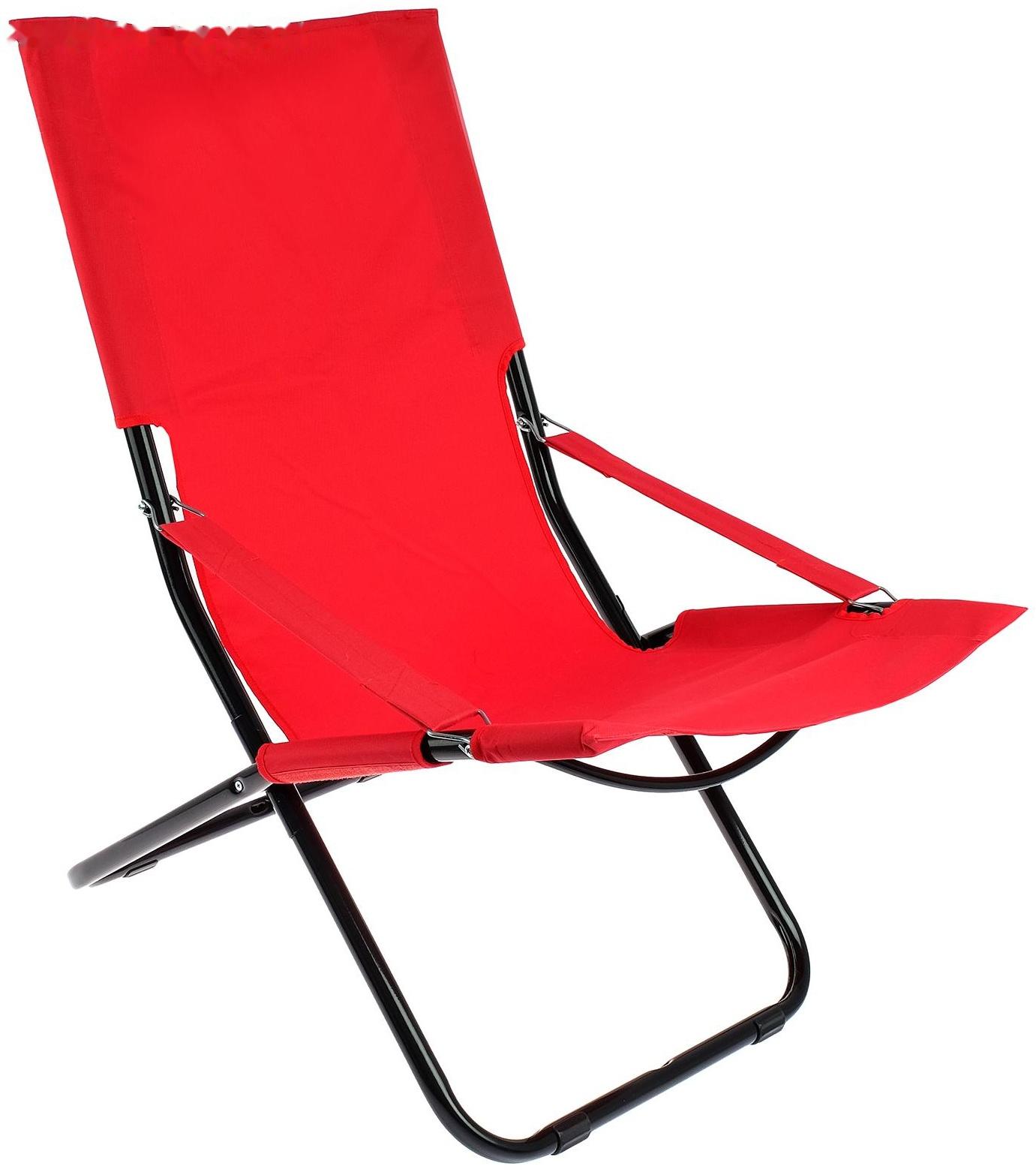 Кресло-шезлонг HHK4Р/F, р. 85 x 64 x 86 см, принт с фламинго