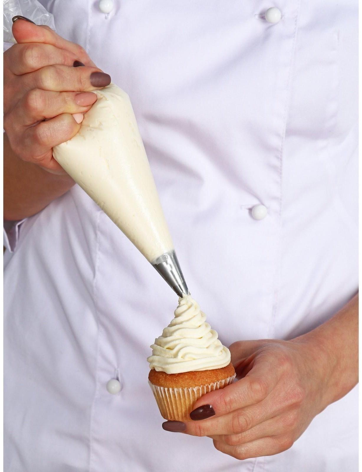 Набор кондитерских одноразовых мешков 25 шт, 50 см, цвет прозрачный