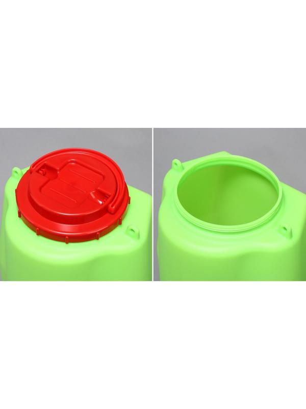 Канистра-умывальник, пищевая, 10 л, зелёный