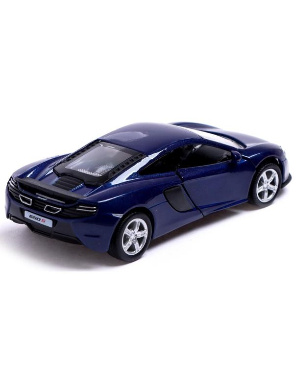 Машина металлическая MCLAREN 650S, 1:32, открываются двери, инерция, цвет синий