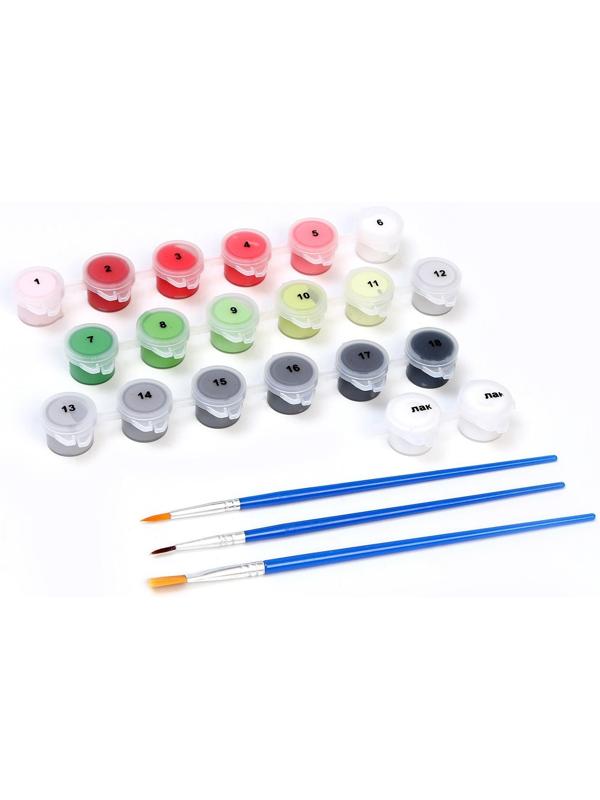 Картина по номерам на холсте с подрамником «Котёнок в чашке» 40×50 см