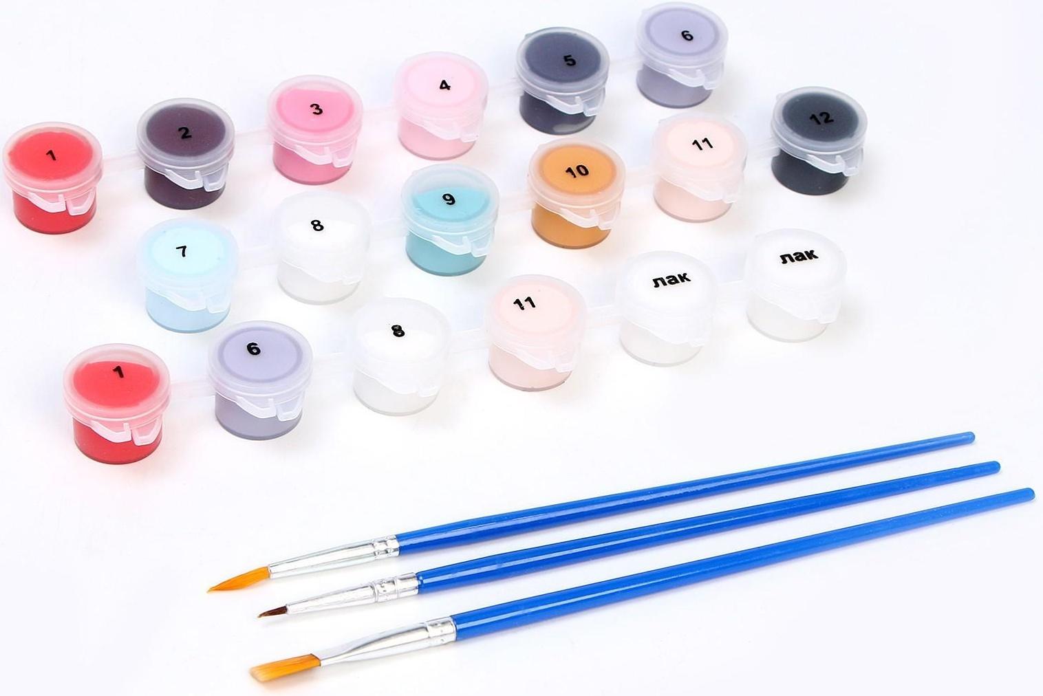 Картина по номерам на холсте с подрамником «Девушка в Париже» 40×50 см