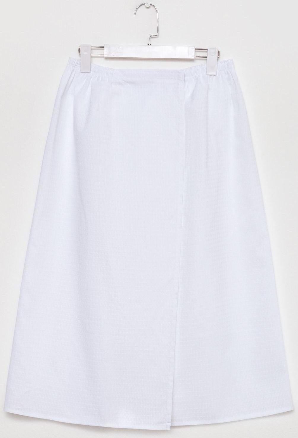 Полотенце вафельное Экономь и Я «Парео» 80х144 см, цвет белый, 100%хл, 200 г/м2