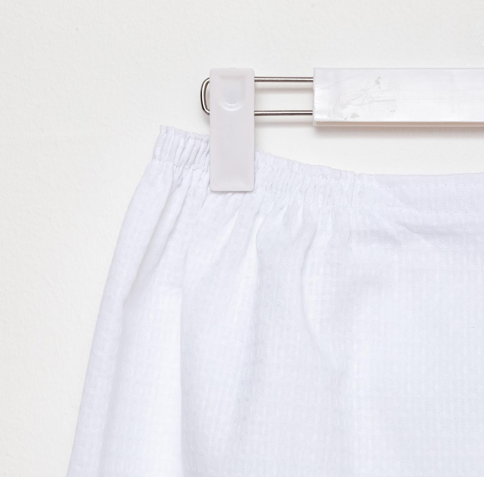 Полотенце вафельное Экономь и Я «Парео» 80х144 см, цвет белый, 100%хл, 200 г/м2