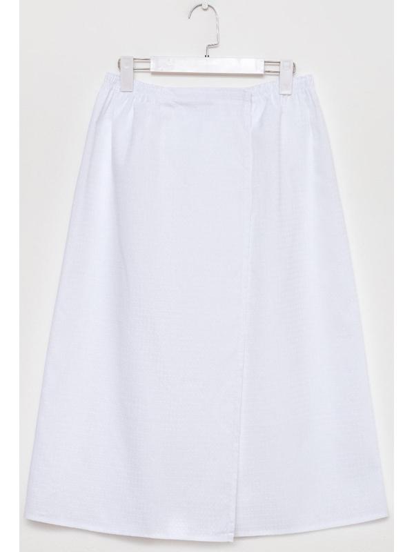 Полотенце вафельное Экономь и Я «Парео» 80х144 см, цвет белый, 100%хл, 200 г/м2