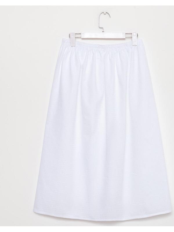 Полотенце вафельное Экономь и Я «Парео» 80х144 см, цвет белый, 100%хл, 200 г/м2