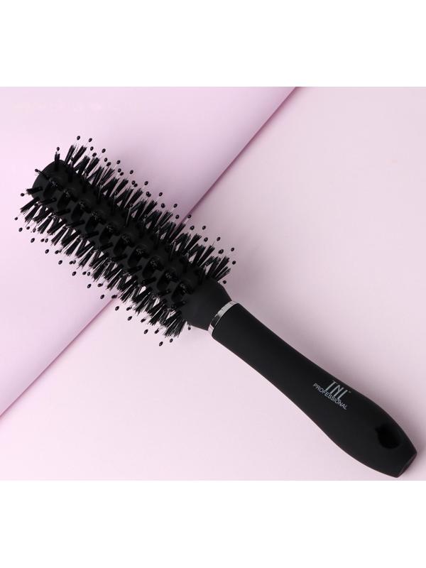 Брашинг профессиональный, вентилируемый, d = 6 см, цвет чёрный