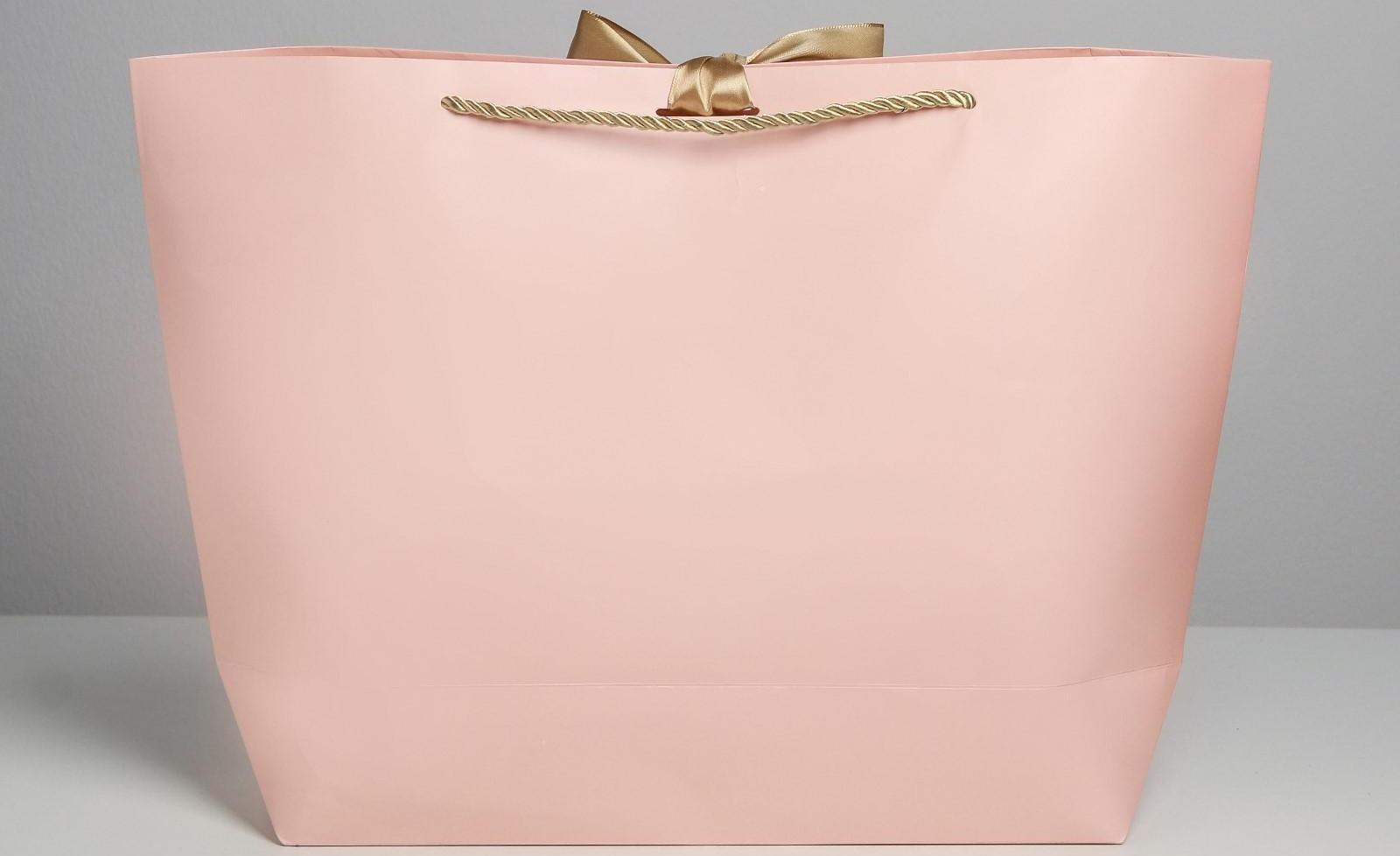 Пакет подарочный «For you with love», 33 х 31 х 13 см