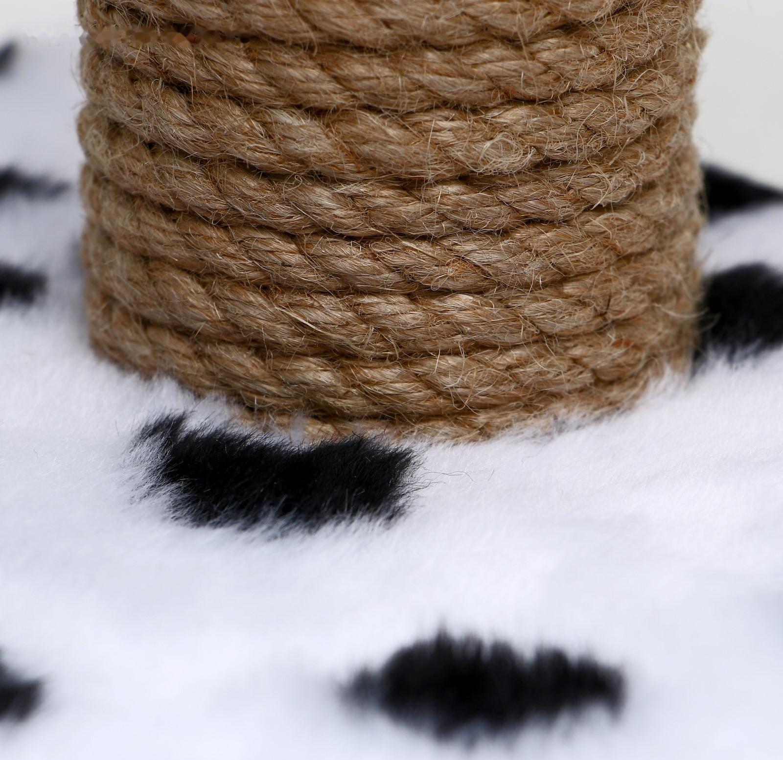 Когтеточка для котят двойная, 30 х 20 х 34 см, джут, далматинец