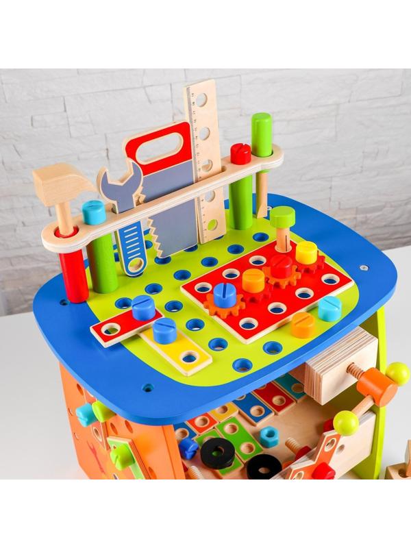 Игровой набор «Столярная мастерская», 89 деталей, 34,7 × 29,5 × 31 см
