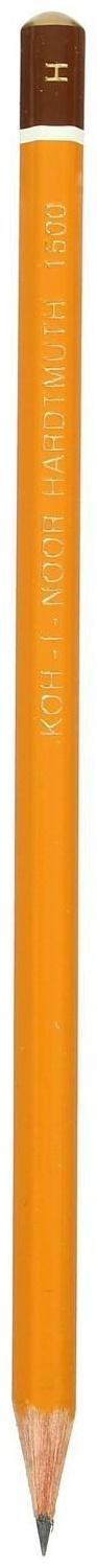 Набор карандашей чернографитных 10 штук, Koh-i-Noor 1500, H-H10, в пакете с европодвесом