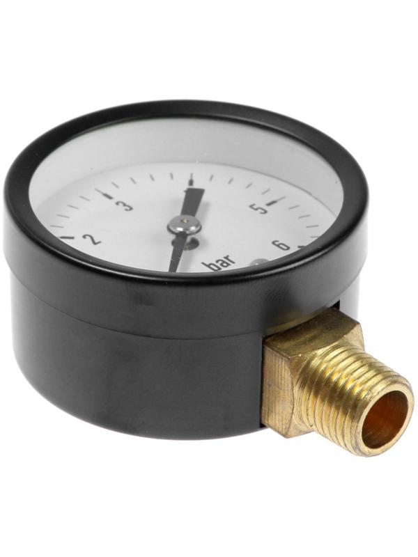 Манометр TAEN, радиальный, 6 атм, d=50 мм, наружная резьба 1/4