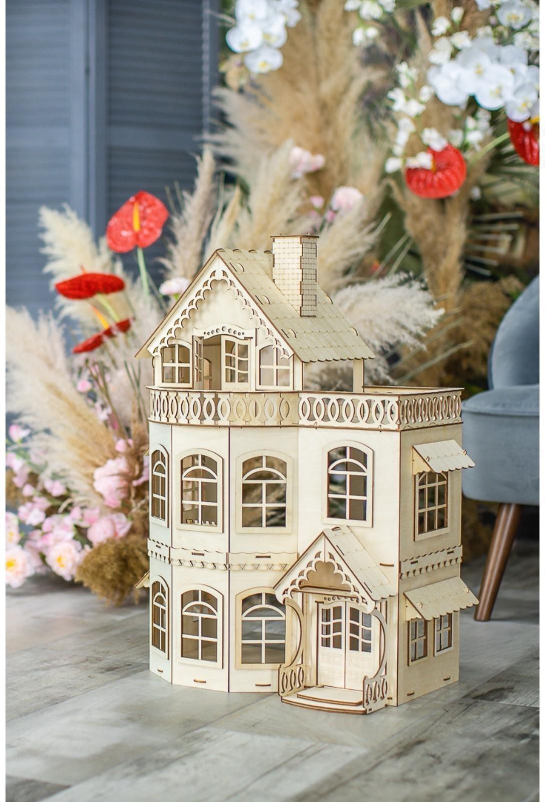 Кукольный домик с верандой