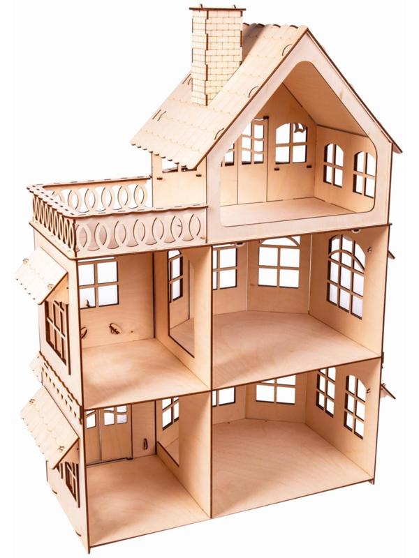 Кукольный домик с верандой