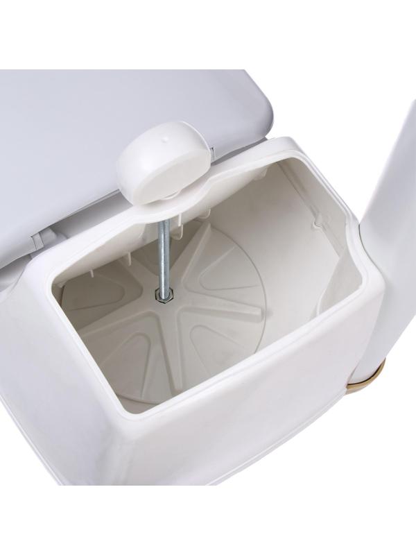 Биотуалет торфяной, 44 л, с ведром, торфом, вентиляцией и дренажом, «Piteco»