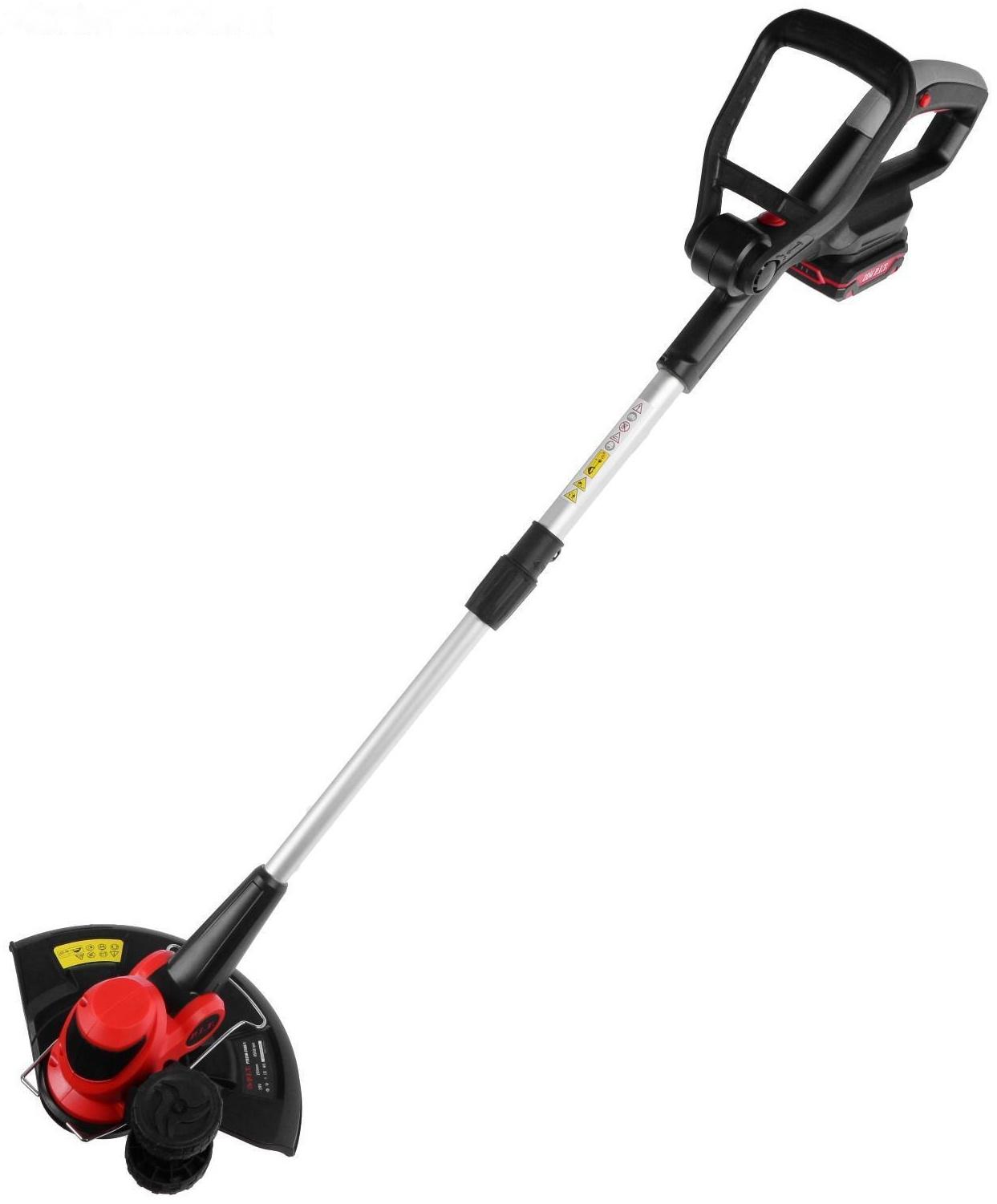 Триммер аккумуляторный P.I.T. PTR20H-250A/1, 20 В, 2 Ач, Li-lon, телескопическая штанга