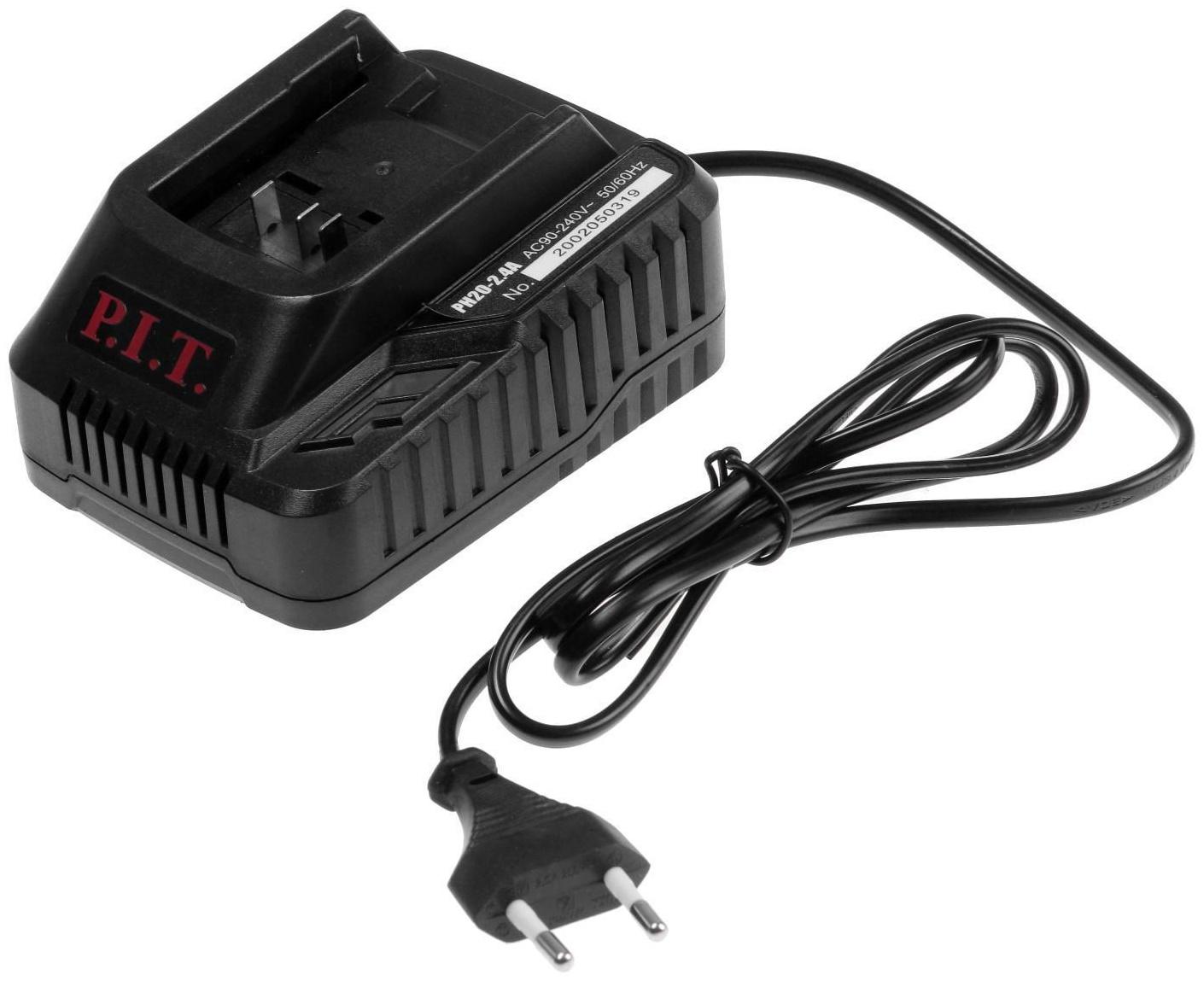 Триммер аккумуляторный P.I.T. PTR20H-250A/1, 20 В, 2 Ач, Li-lon, телескопическая штанга