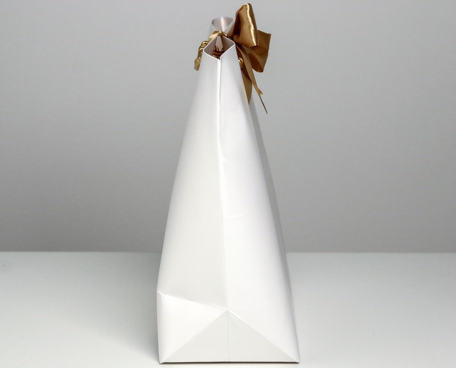 Пакет подарочный «For you», 30 х 27.5 х 12 см