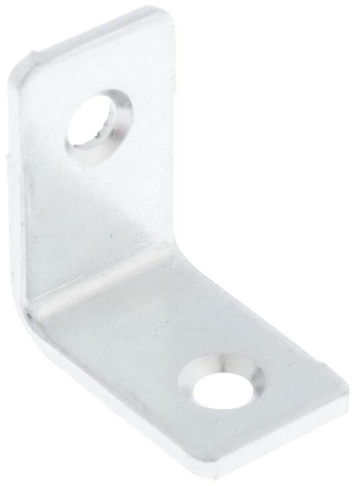 Уголок мебельный 25х25х15, цвет белый цинк, 1 шт.