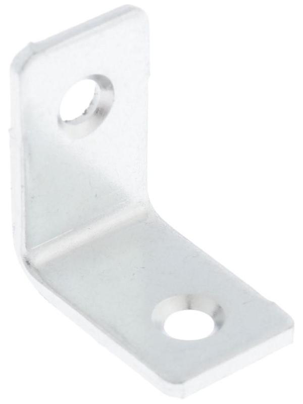 Уголок мебельный 25х25х15, цвет белый цинк, 1 шт.